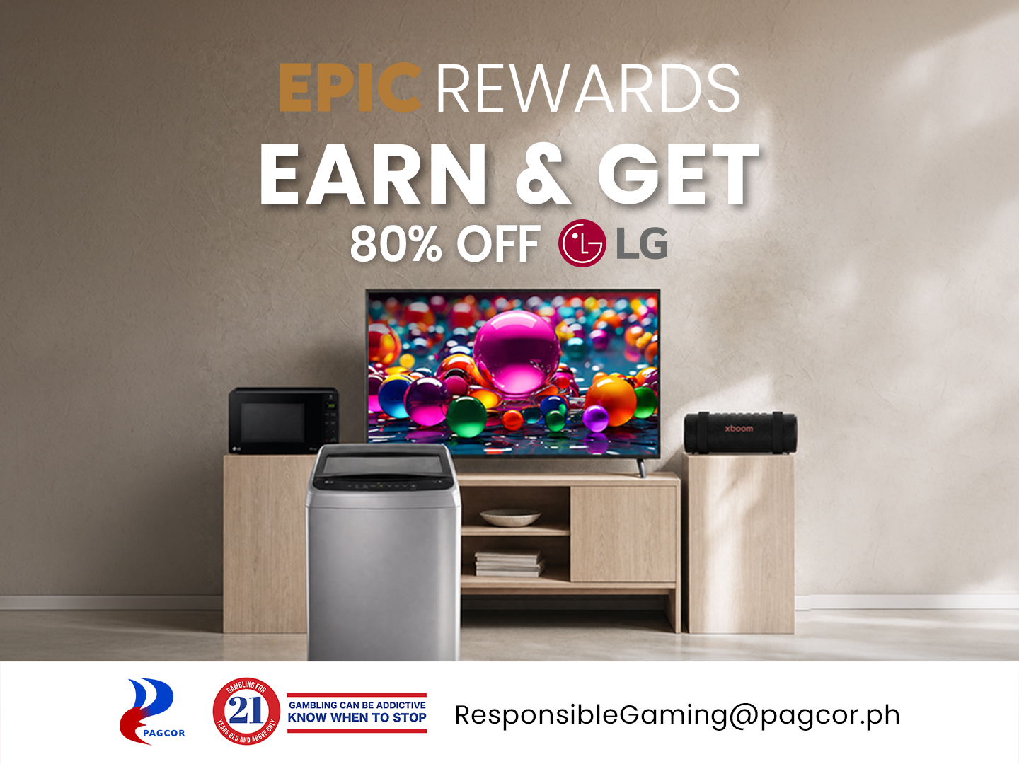 「EARN & GET：LGコレクション」