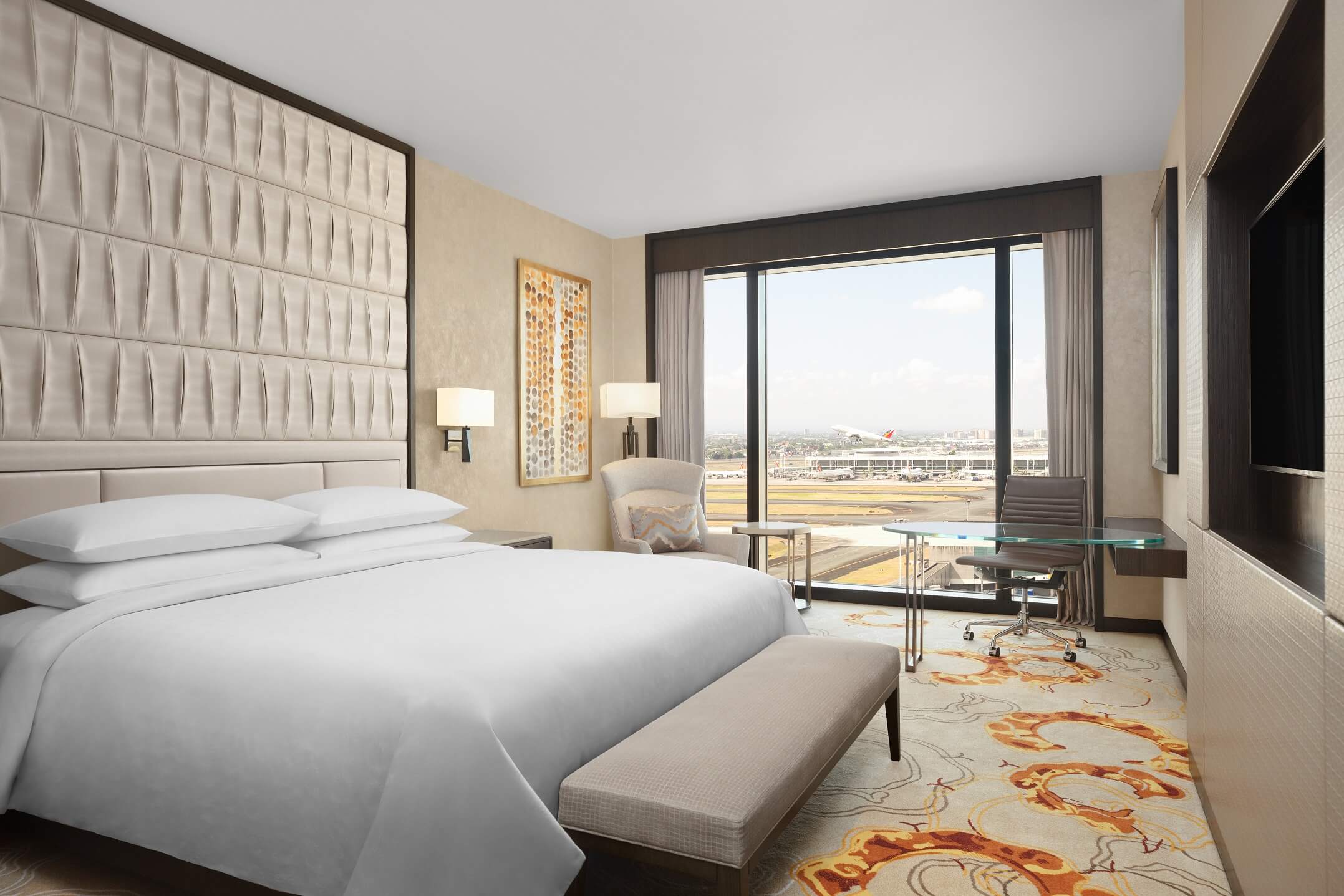 ニューポート・ワールド・リゾーツ内のシェラトン・マニラ・ホテルのデラックスルーム