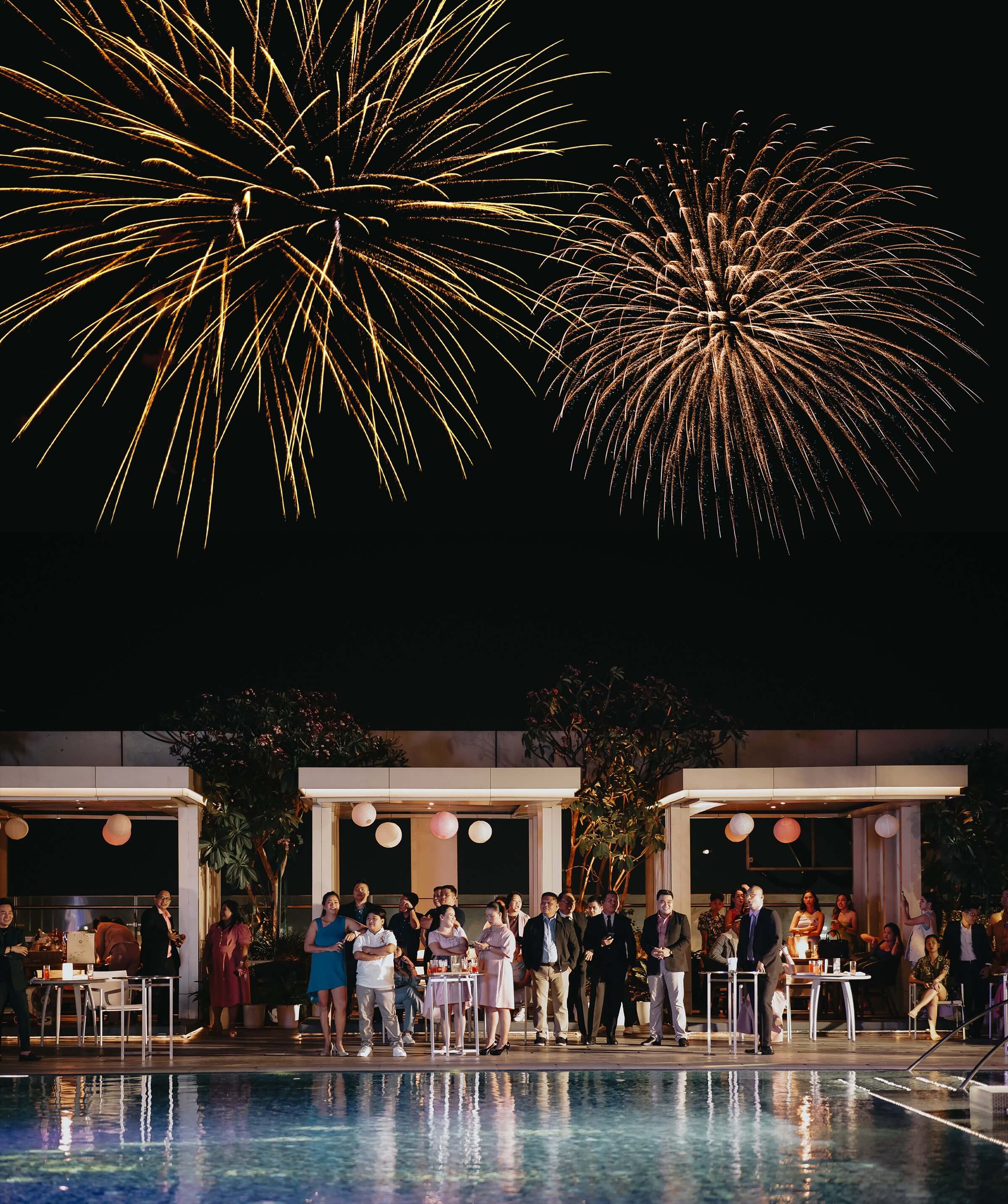 ソラ・ルーフトップでの年末カウントダウン