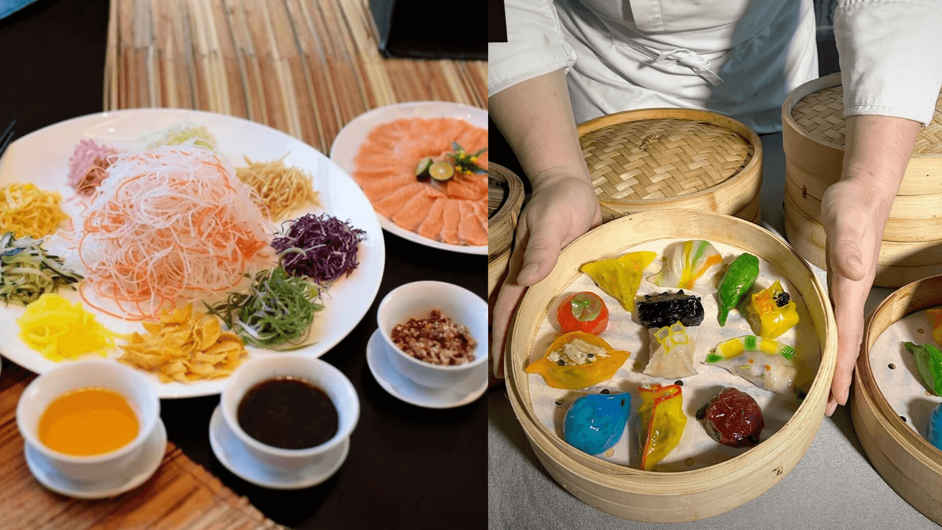 マニラ・マリオット・ホテル（ニューポート・ワールド・リゾーツ内）における「マン・ホー」のロ・ヘイと繁栄点心セット