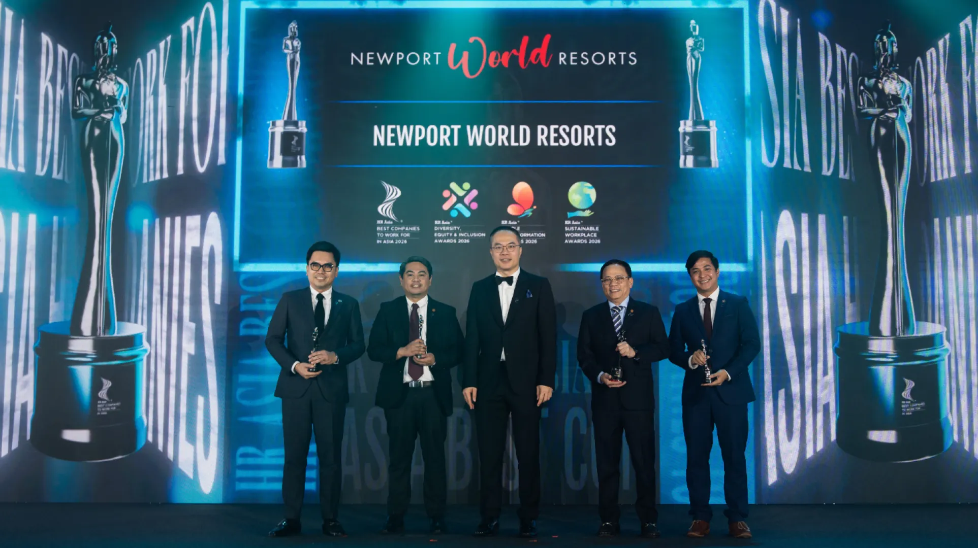 ニューポート・ワールド・リゾーツは、フィリピンで初めて「HR Asia Best Companies to Work for in Asia」を受賞した統合型リゾートです。
